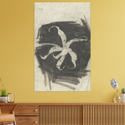 Orchidee Canvas Afdruk (Insitu (Woonkamer))