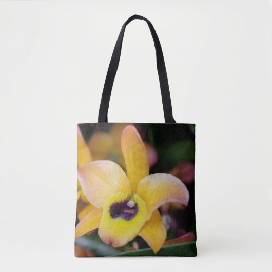 Orchidee Canvas tas (Voorkant)