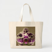 Orchidee canvas tas (Voorkant)