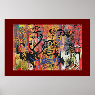 Orchidee Cats Poster