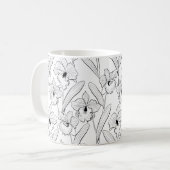 Orchidee, Cattleya, schets Koffiemok (Voorkant links)