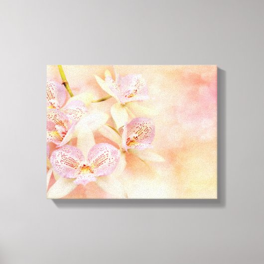 Orchidee - Caulocattleya - De glinstering in mijn  Canvas Afdruk (Voorkant)