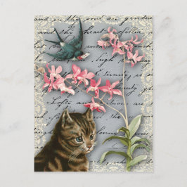  orchidee collage Briefkaart