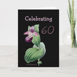 Orchidee-Cypripediummacranthos door Pierre Redoute Kaart