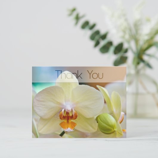 Orchidee · Dank u Briefkaart (Staand voorkant)