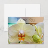 Orchidee · Dank u Briefkaart (Voorkant / Achterkant)