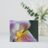 Orchidee · Dank u Briefkaart (Staand voorkant)