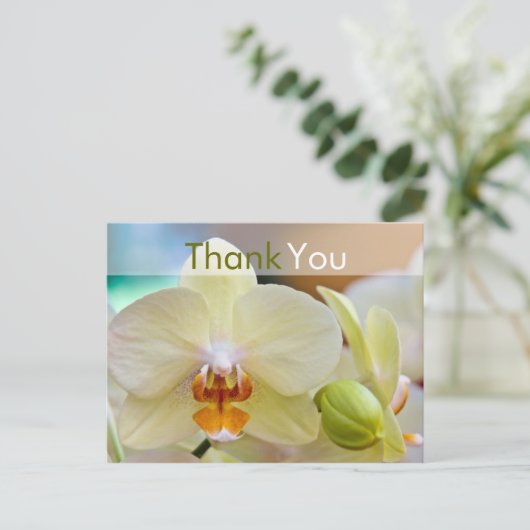 Orchidee · Dank u Briefkaart (Staand voorkant)