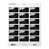 Orchidee dank u label (Full Sheet)