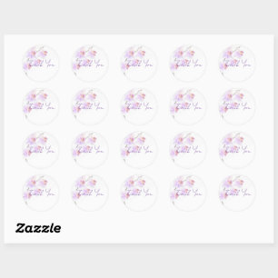 Orchidee Dank U Stickers