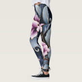 Orchidee Elegantie: bloemblaadjes in harmonie patr Leggings (Links)
