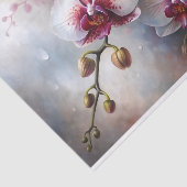 Orchidee Elegantie Bloemendecoupage Tissuepapier (Detail)