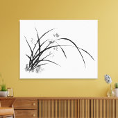 Orchidee Elegantie Canvas Afdruk (Insitu (Woonkamer))