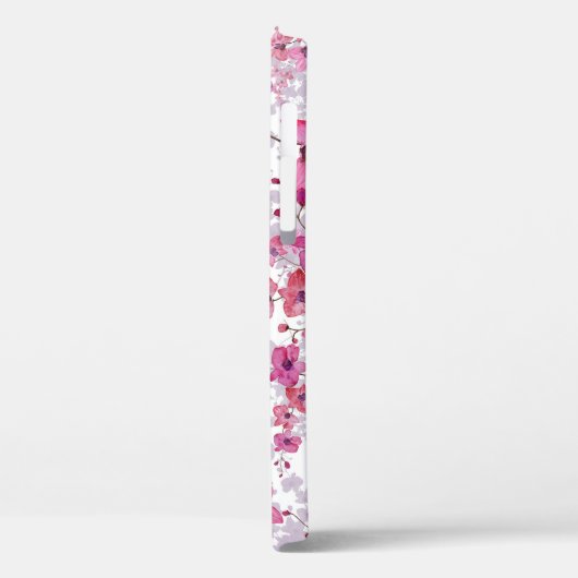 Orchidee: enkelvoudige rode schoonheid. Case-Mate iPhone case (Achterkant / Links)