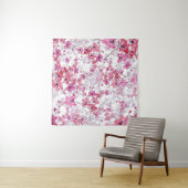 Orchidee: enkelvoudige rode schoonheid. wandkleed (In Situ (horizontaal))