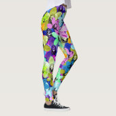 Orchidee Extravaganza Watercolor, Leggings (Rechts)