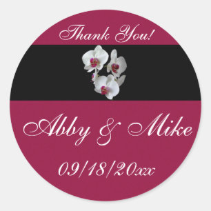 Orchidee Fantasy Ronde Sticker