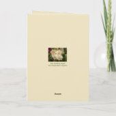 Orchidee Flowers Jubileum Kaart voor Tante & Uncle (Achterkant)