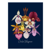 orchidee fluisteraar perfect poster (Voorkant)