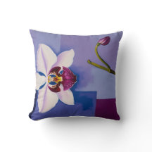 Orchidee fluistert: Witte en Violet tonen op paste