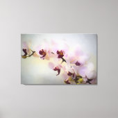 Orchidee foto schilderij verpakt canvas afdruk (Voorkant)