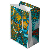 Orchidee Fun Geschenkzak Medium Cadeauzakje (Achterkant Gekanteld)