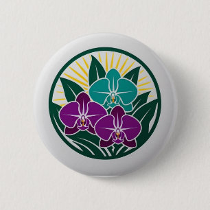  Orchidee Garden Button – Tijdloze Elegantie i
