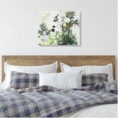 Orchidee Garden Floral Canvas Afdruk (Insitu (Slaapkamer))