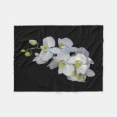 Orchidee Garland Fleece Deken (Voorkant (Horizontaal))