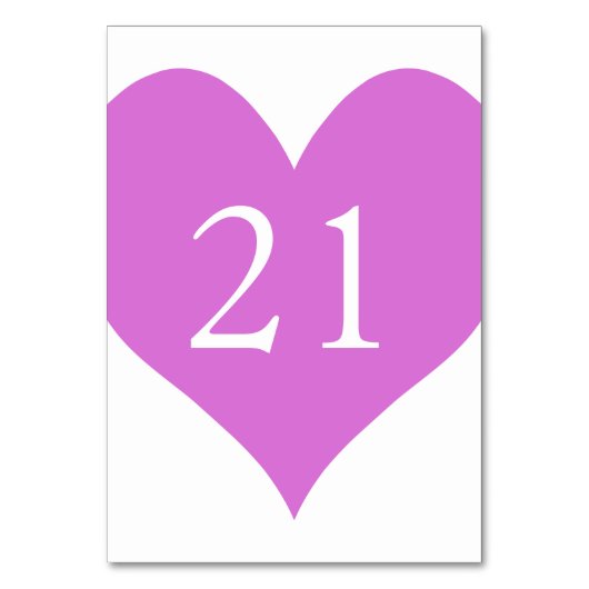 Orchidee genummerd hart kaart (Achterkant)