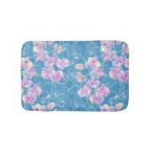 Orchidee geschilderde waterverf badmat (Voorkant)