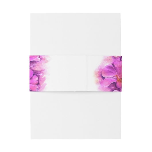 Orchidee gestileerde losse waterverf briefpapier b uitnodigingen wikkel (Achterkant Voorbeeld)