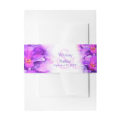 Orchidee gestileerde losse waterverf briefpapier b uitnodigingen wikkel (Voorkant Voorbeeld)