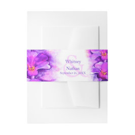 Orchidee gestileerde losse waterverf briefpapier b uitnodigingen wikkel