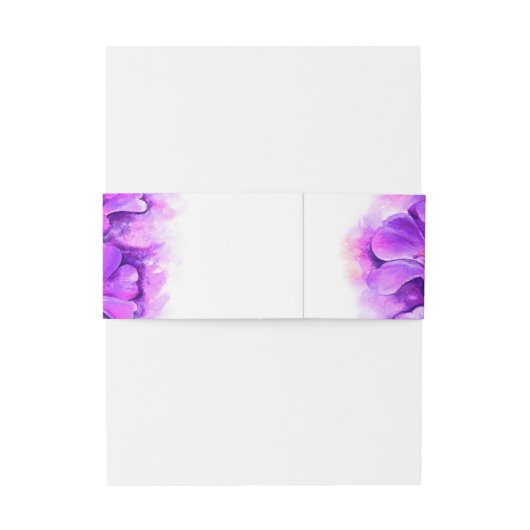 Orchidee gestileerde losse waterverf briefpapier b uitnodigingen wikkel (Achterkant Voorbeeld)