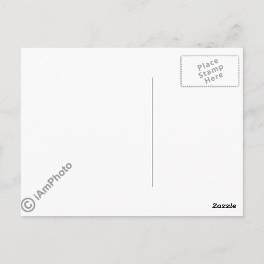 Orchidee glimlach briefkaart (Achterkant)