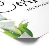 Orchidee Hoeveel kurken bruidsdouche spelbord Poster (Hoek)