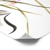 Orchidee in bloei poster (Hoek)
