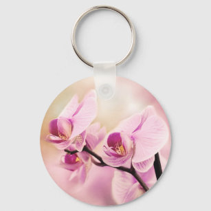orchidee in bloei sleutelhanger