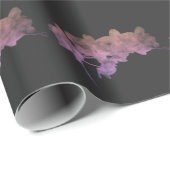 Orchidee Ipanema schaduw op een donkere achtergron Cadeaupapier (Rol Hoek)