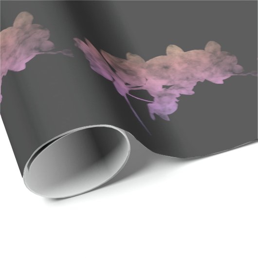 Orchidee Ipanema schaduw op een donkere achtergron Cadeaupapier (Rol Hoek)