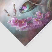 Orchidee Jewel Decoupage Tissuepapier (Detail)