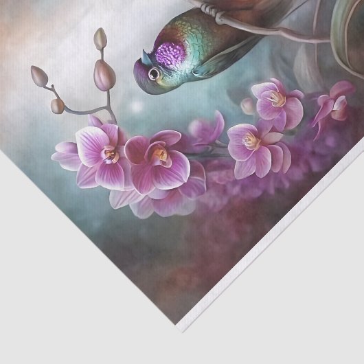 Orchidee Jewel Decoupage Tissuepapier (Detail)