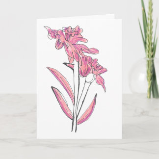 Orchidee kaart
