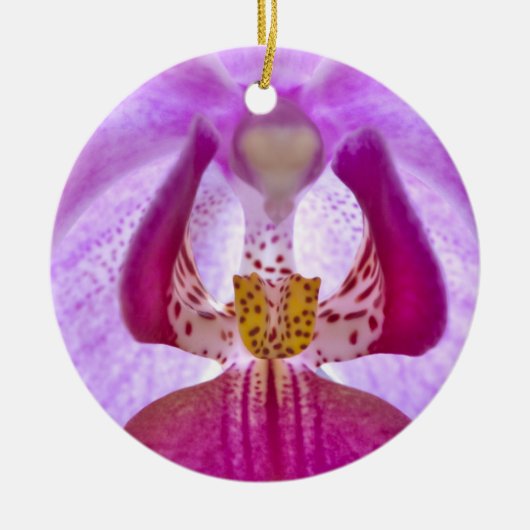 Orchidee Keramisch Ornament (Voorkant)