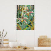 Orchidee Kunst V12 Poster (Keuken)