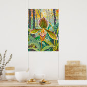 Orchidee Kunst V41 Poster (Keuken)