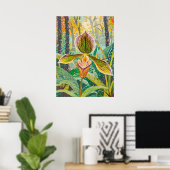 Orchidee Kunst V41 Poster (Thuiskantoor)