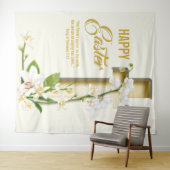 Orchidee lelie kruis Paas achtergrond Wandkleed (In Situ (horizontaal))