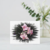 Orchidee Lijst 1 Briefkaart (Staand voorkant)